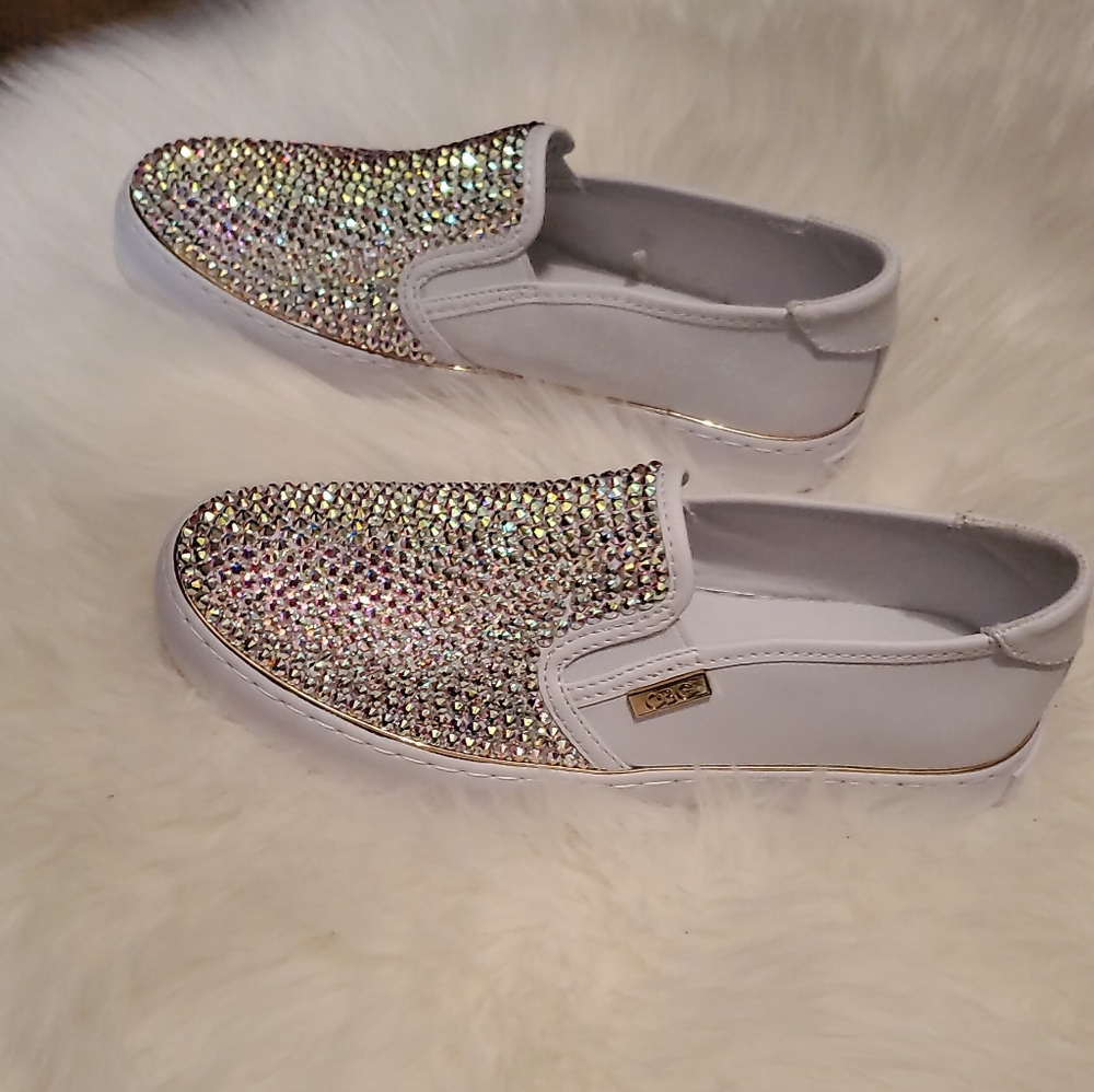 G by Guess white sneakers